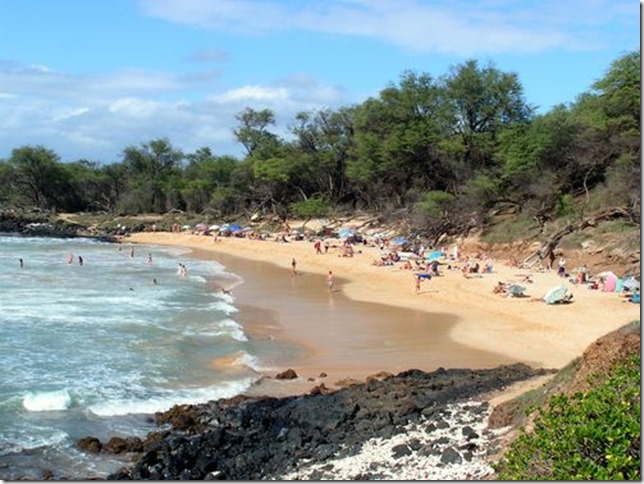 夏威夷毛伊岛裸体海滩 maui little beach