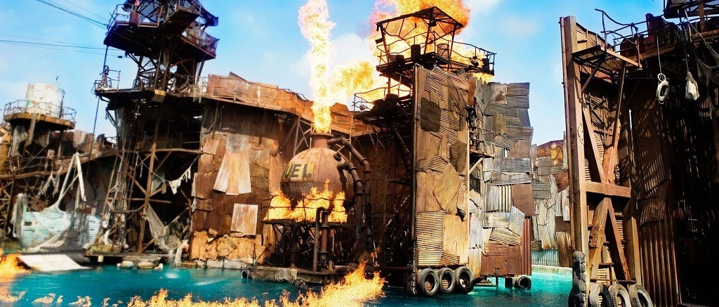 洛杉矶好莱坞环球影城 水世界 WaterWorld
