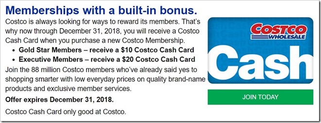 Citi Card Costco 新会员折扣优惠福利